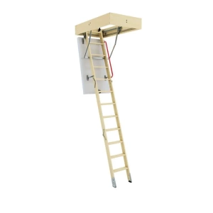 Schody strychowe FAKRO LWE Energy Efficient 80x120 cm - wysokość do 280 cm